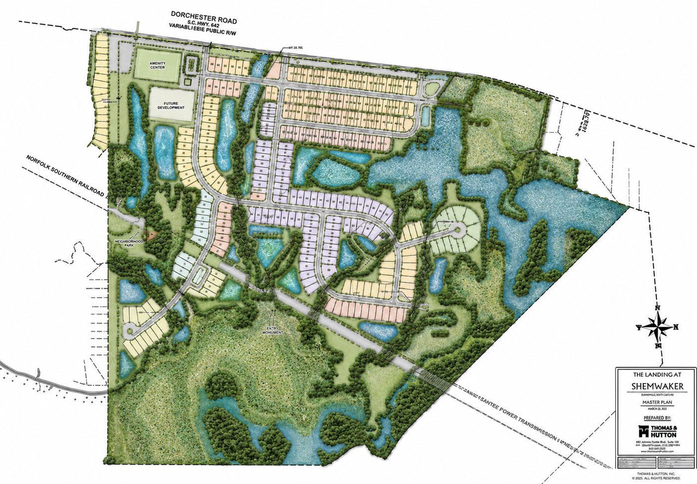 Limehouse Farms residential land site plan — Dorchester County, SC
