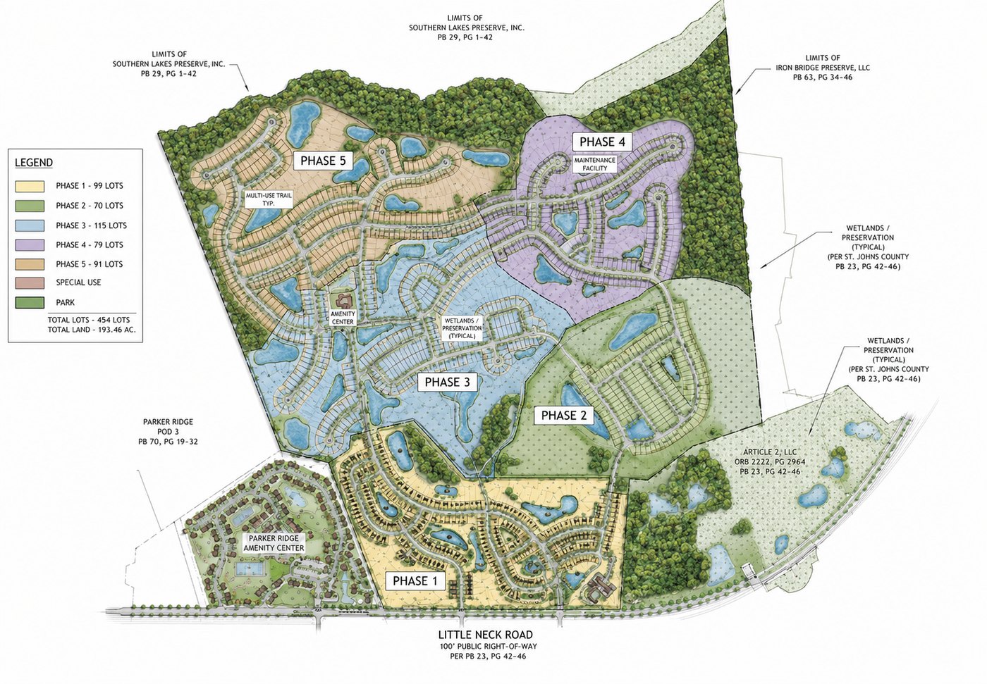 New Hampstead residential land site plan — Chatham County, GA